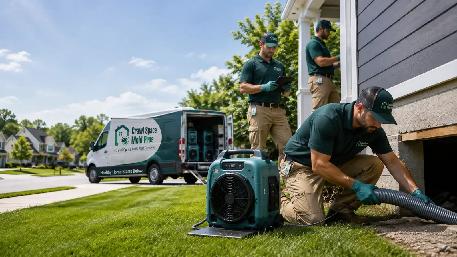 Crawl Space Mold Removal in Forestdale, RI